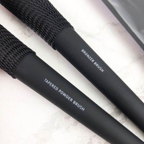 NIB Lithe Beauty Essential Face Brush Set, Bronzer & Powder Makeup Brushes - Picture 9 of 11